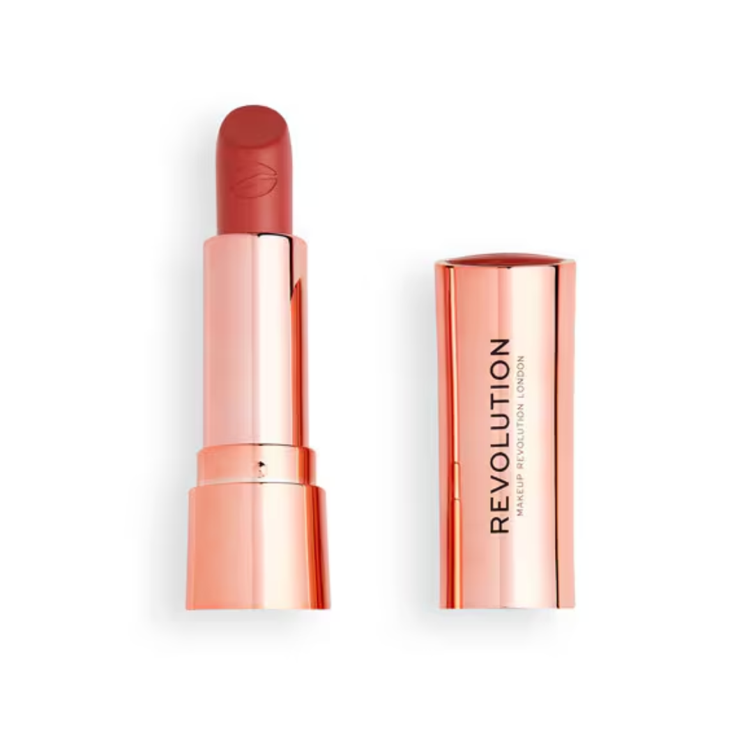 Tester Revolution Satin Kiss Lipstick White Wedding