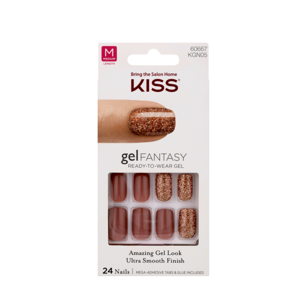 Kiss Gel Fantasy 24 Medium Nails 60667