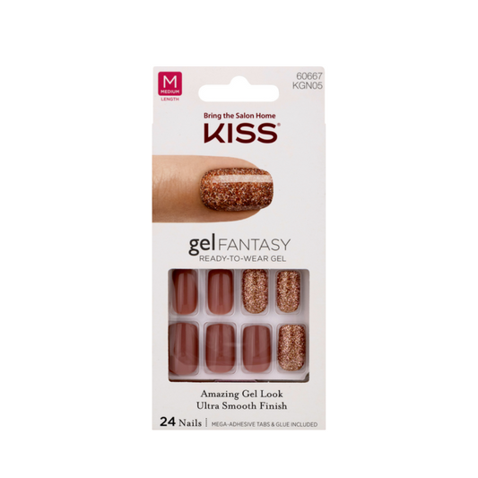 Kiss Gel Fantasy 24 Medium Nails 60667