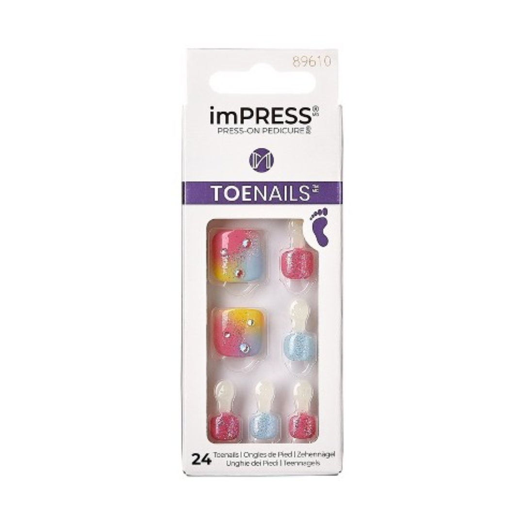 Kiss Impress ToeNails Better Days 89610