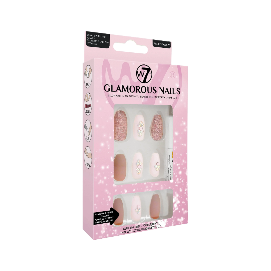 W7 Glamorous Nails Pretty Peony