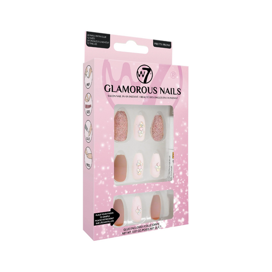 W7 Glamorous Nails Pretty Peony