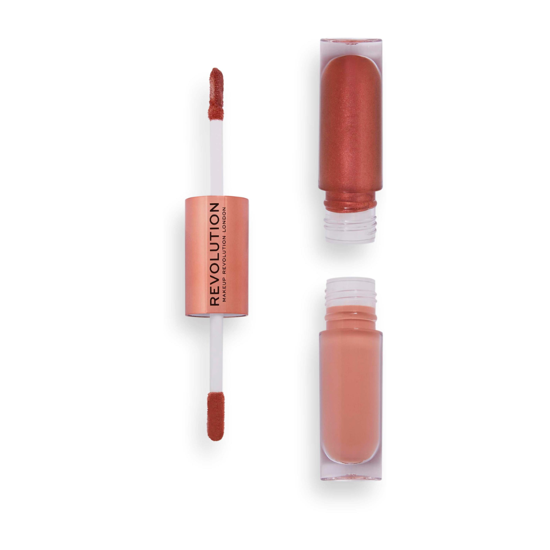 Tester Revolution Double Up Liquid Eyeshadow Infatuated