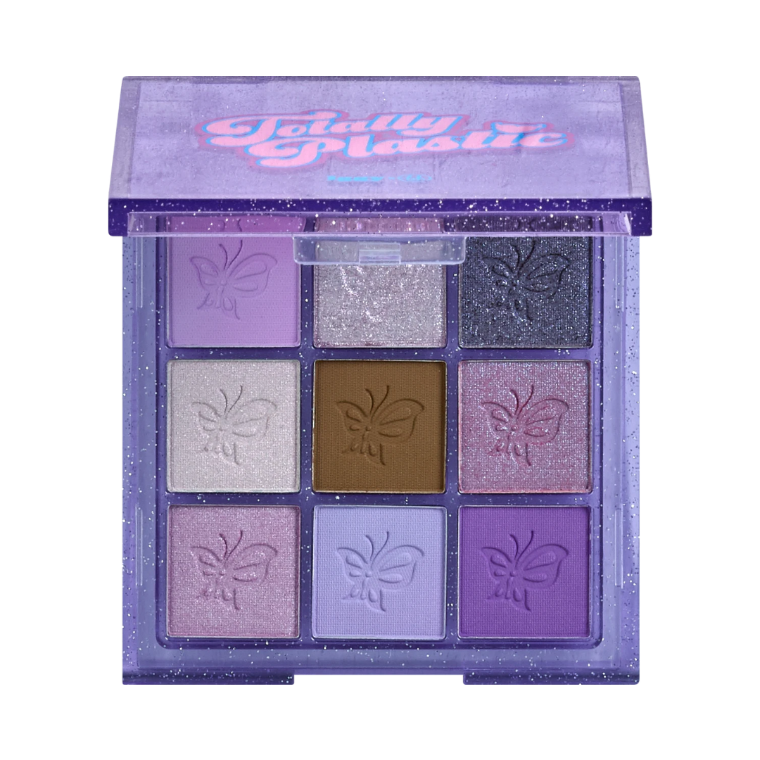 BH X Iggy Eyeshadow Palette Totally Plastic Totally 2000s Purple Platforms