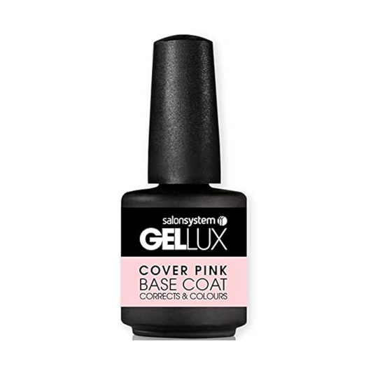 Salon System Gel Lux Base Coat Cover Pink 15ml