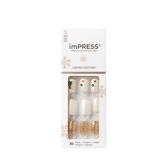 Kiss Impress Nails Snowfall 85954