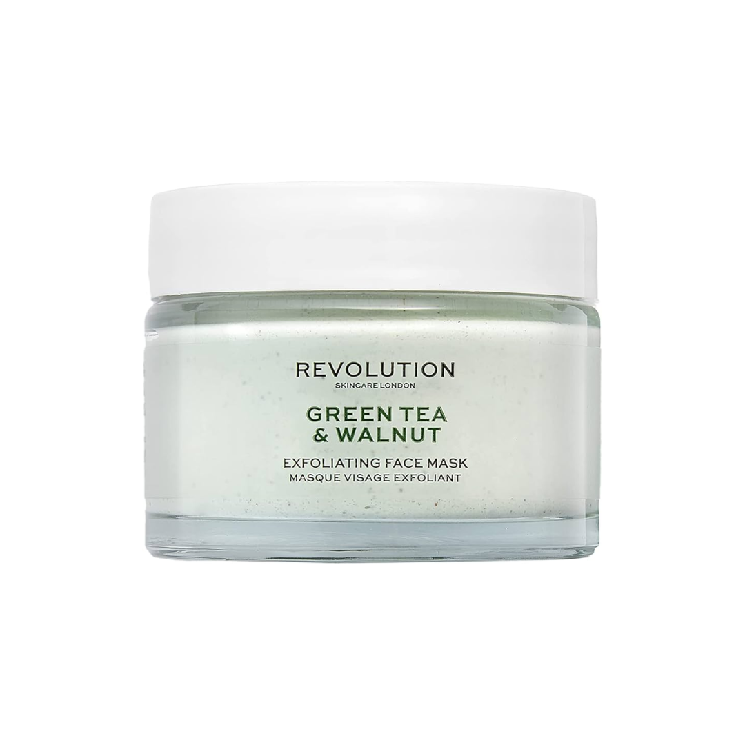 Revolution Skincare Green Tea & Walnut Exfoliating Face Mask