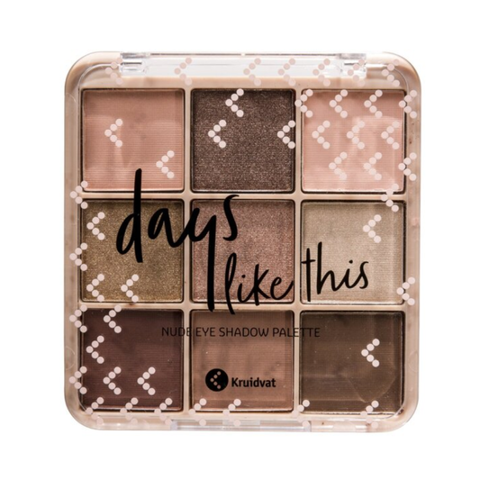Tester Kruidvat Days Like This Nude Eye Shadow Palette
