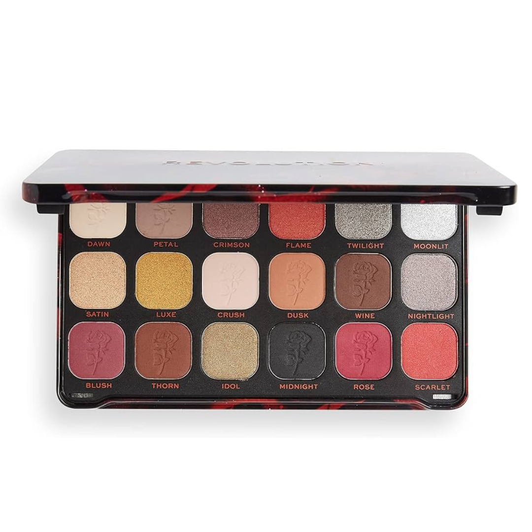 Tester Revolution Forever Flawless Eyeshadow Palette Midnight Rose