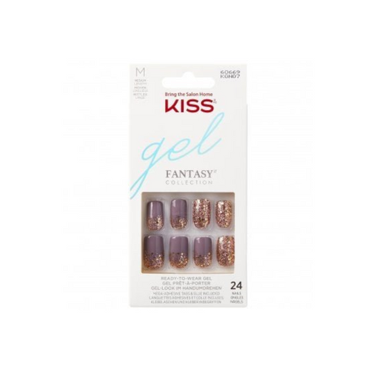 Kiss Gel Fantasy Nails 60664 Gold Glitter