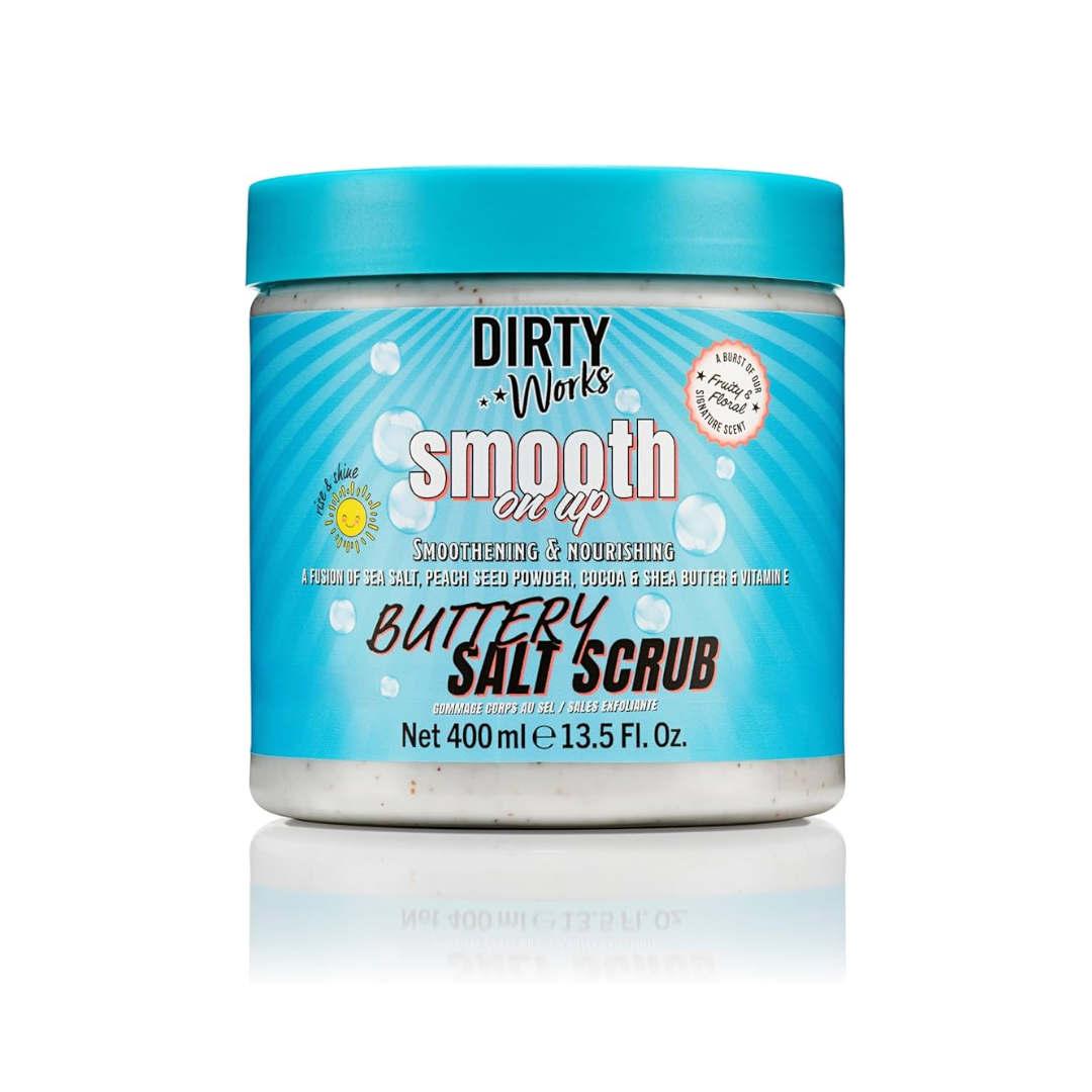 Dirty Works Smooth On Up Buttery Salt Scrub 400ml