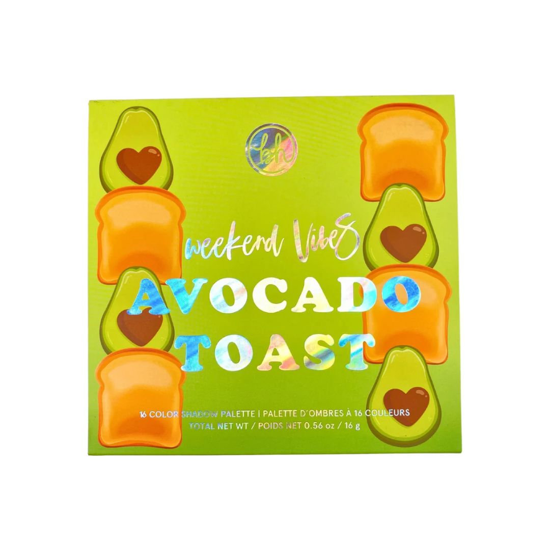BH 16 Color Shadow Palette Weekend Vibes Avocado Toast