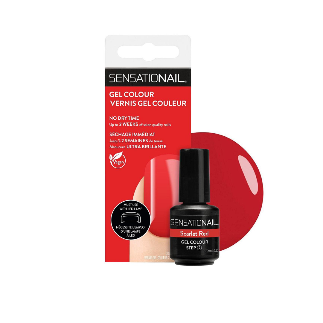 Sensationail Gel Colour Polish Scarlet Red