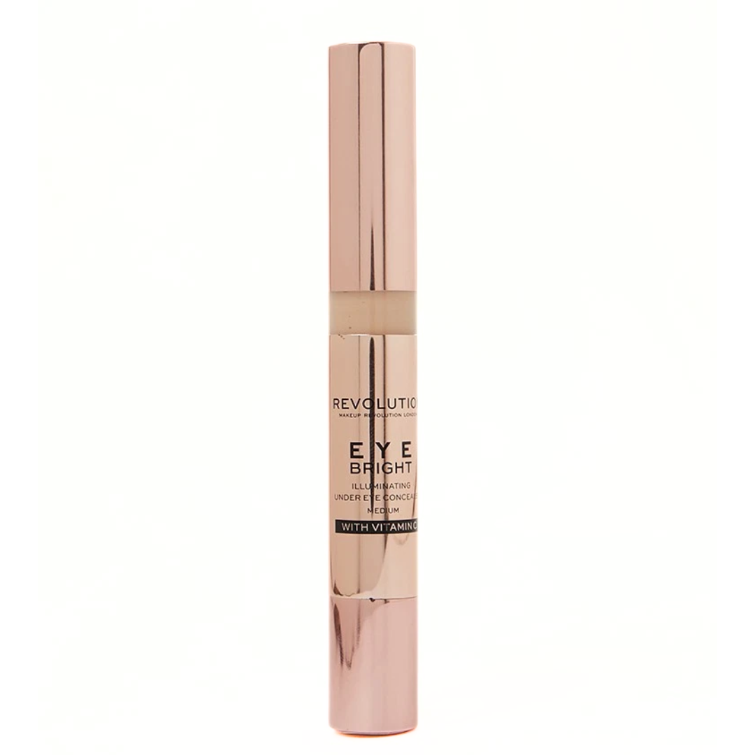 Tester Revolution Eye Bright Illuminating Under Eye Concealer W Vitamin C Medium