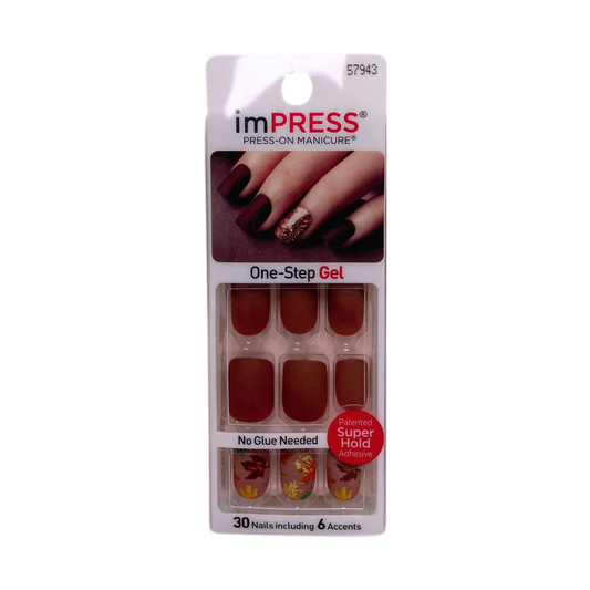Kiss Gel Impress Nails Night Fever 57943