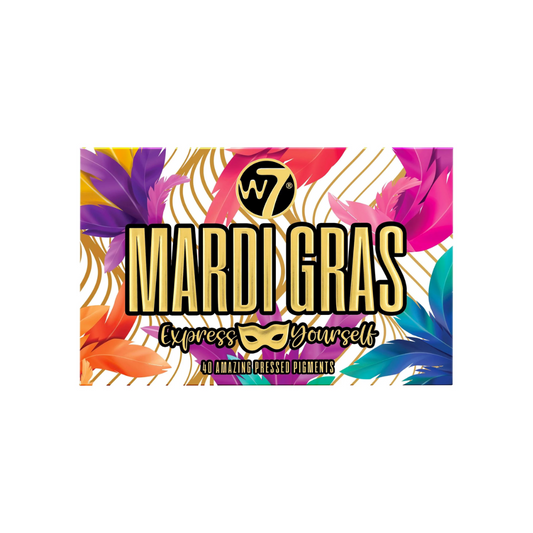 W7 Mardi Gras Pressed Pigment Palette