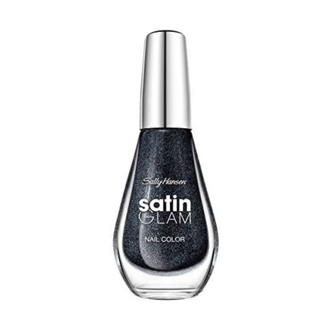Sally Hansen Nail Polish Satin Glam 08 Silk Onyx