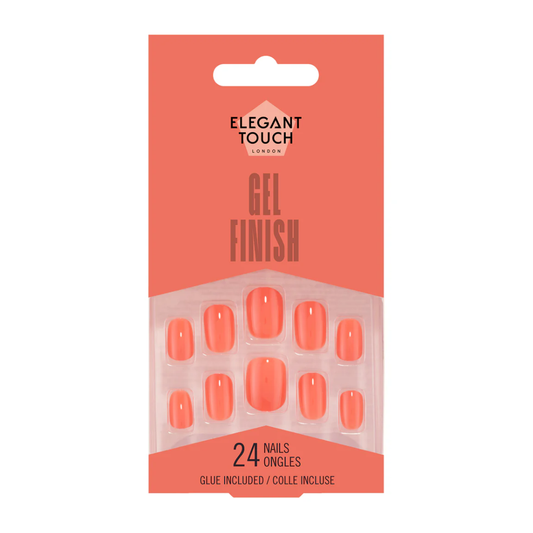 Elegant Touch Gel Finish False Nails Grapefruit Slice
