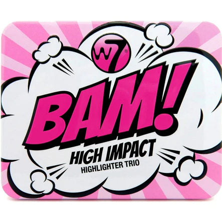 W7 Bam High Impact Highlighter Trio