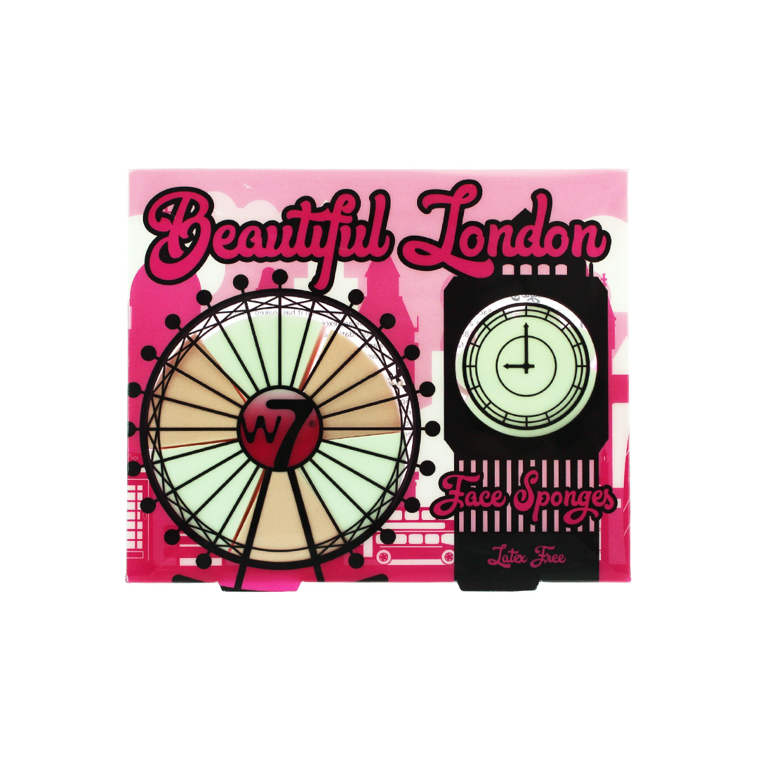 W7 Beautiful London Face Sponges Set
