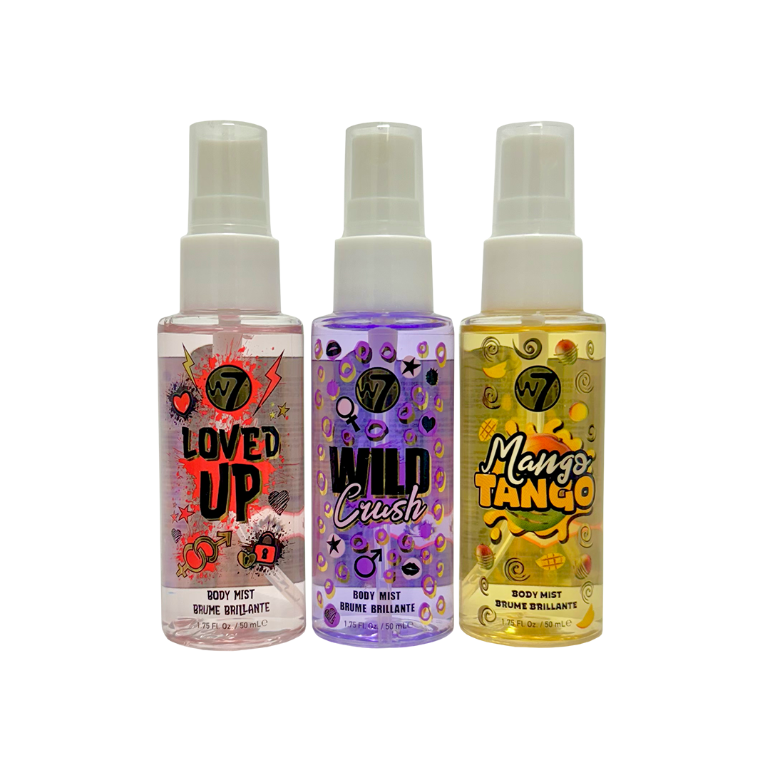 W7 Body Mist Collection Wild Scents