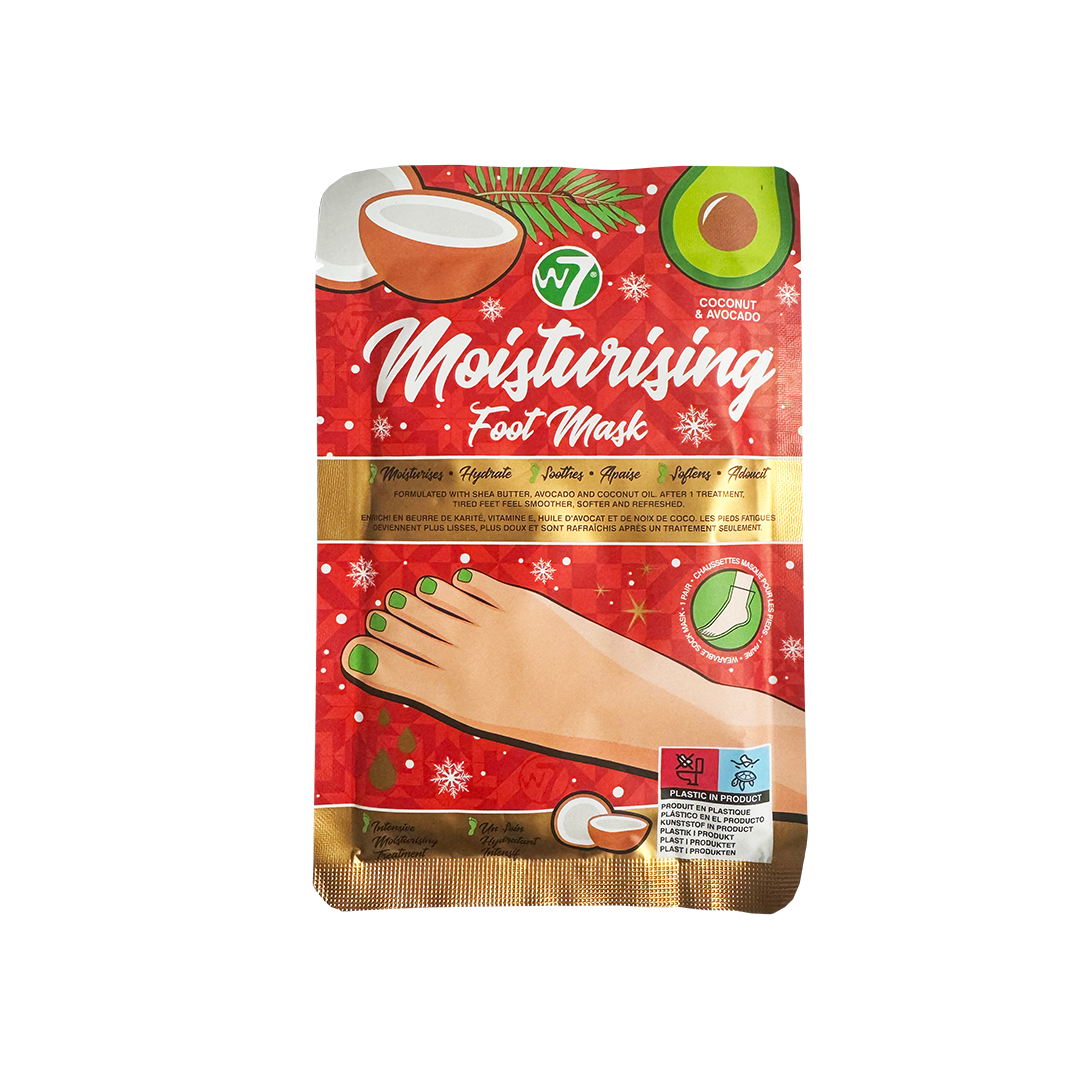 W7 Xmas Coconut & Avacado Moisturising Foot Mask