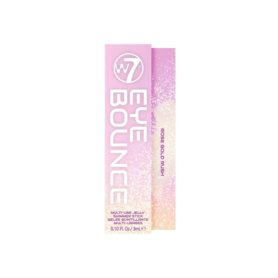 W7 Eye Bounce Multi Use Jelly Shimmer Eyeshadow Stick Rose Gold Rush