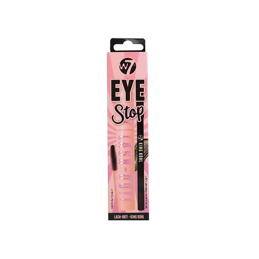 W7 Eye Stop Mascara & Eyeliner Duo Set