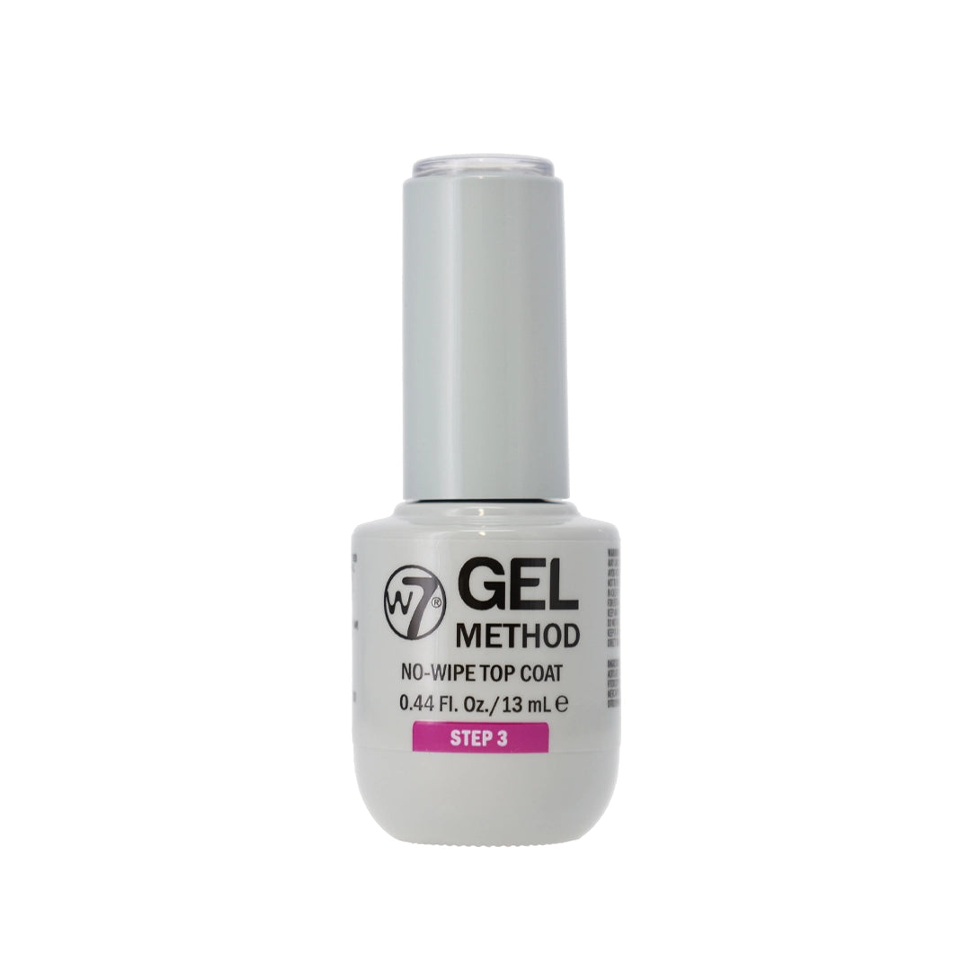 W7 Gel Method Step 3 No Wipe Top Coat 13ml