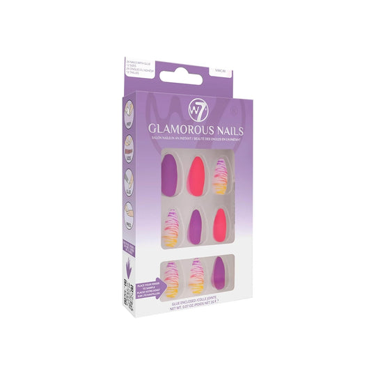 W7 Glamorous Nails False Nails Vaycay
