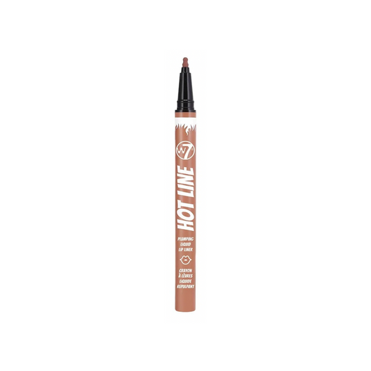 W7 Hot Line Plumping Liquid Lip Liner Nude Whisper