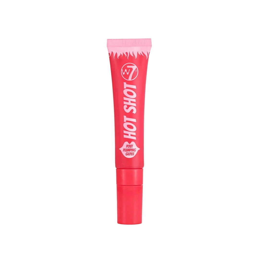 W7 Hot Shot Pout Plumping Lip Gloss Rosy Heat