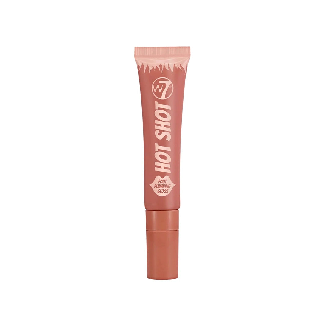 W7 Hot Shot Pout Plumping Lip Gloss Nude Pulse