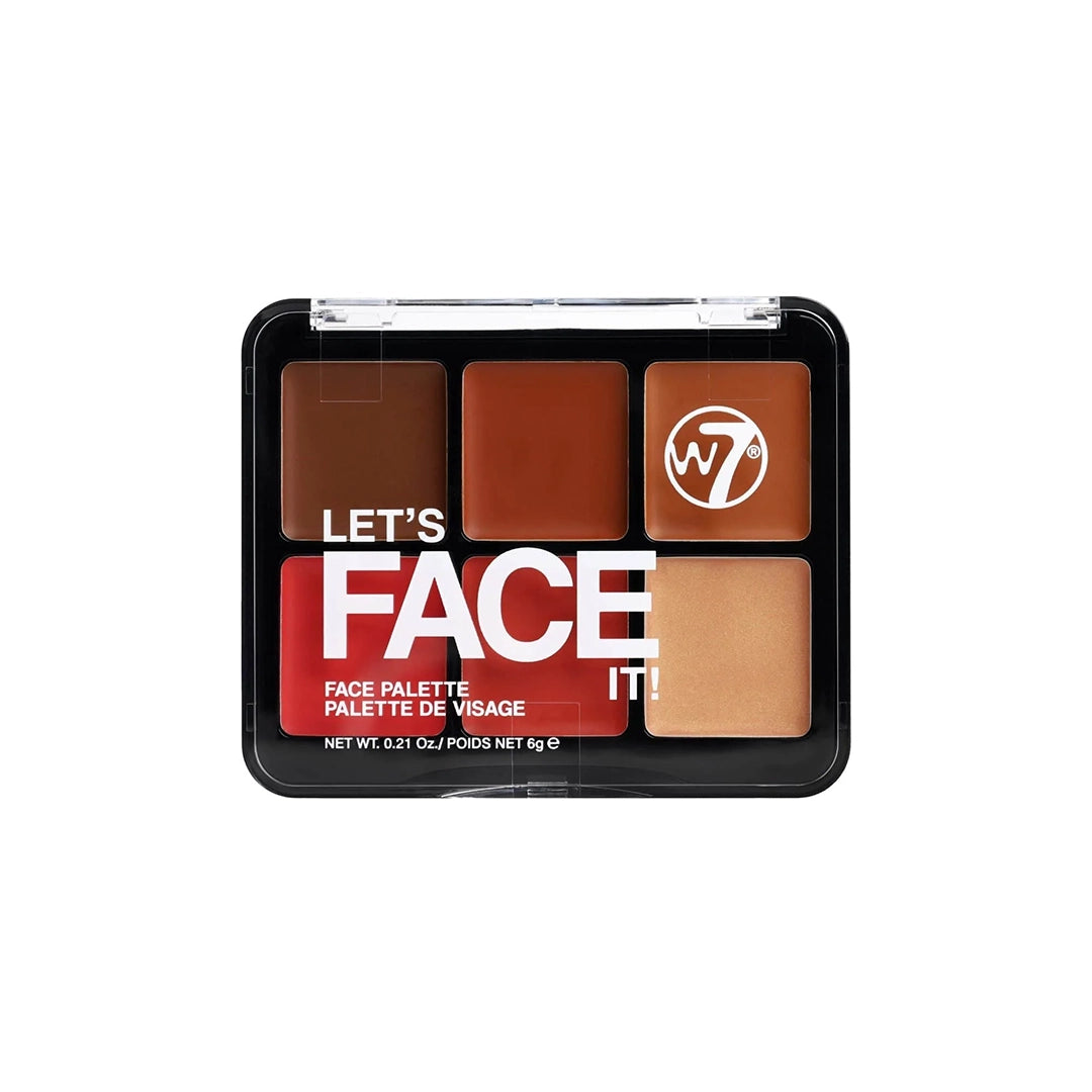 W7 Lets Face It Palette Desert Glow