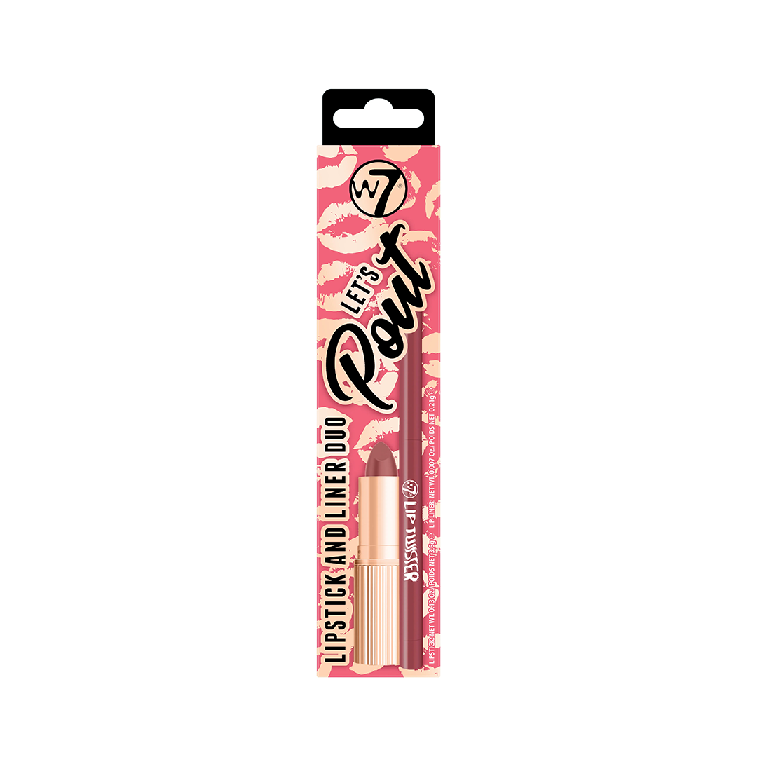 W7 Lets Pout Lip Duo Set Pink