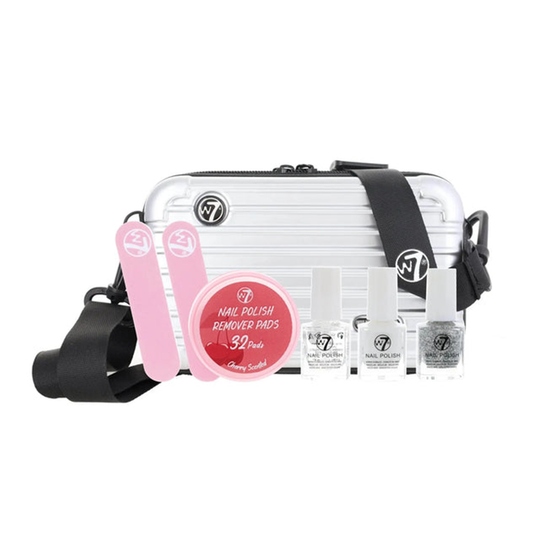 W7 Nail Collection Platinum Essence Travel Case