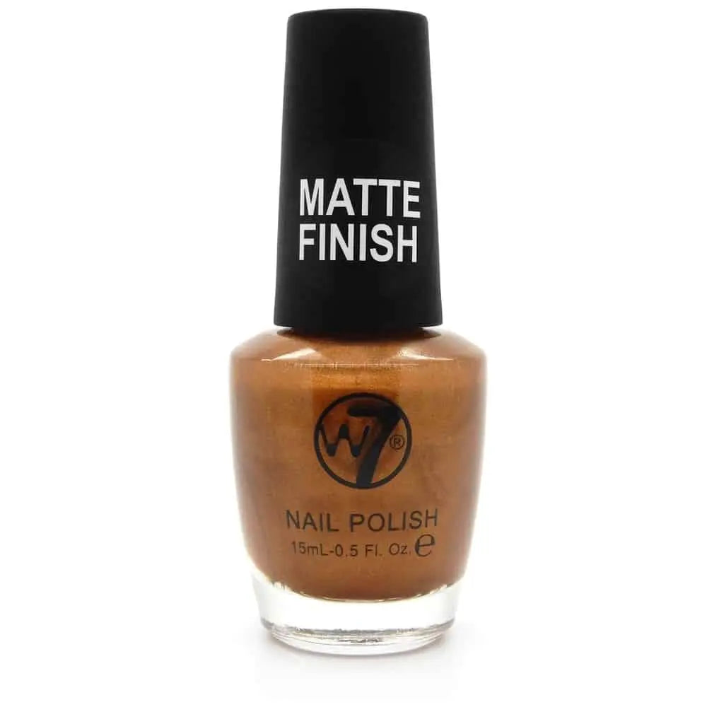 W7 Nail Polish 132 Matte Gold