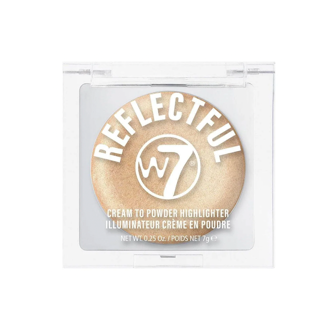 W7 Reflectful Cream To Powder Highlighter Golden Kiss
