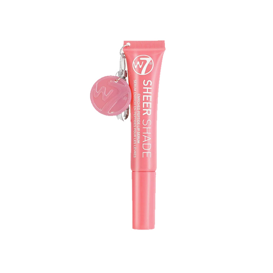 W7 Sheer Shade Enriched Peptide Lip Serum with Key Ring Pink Champagne