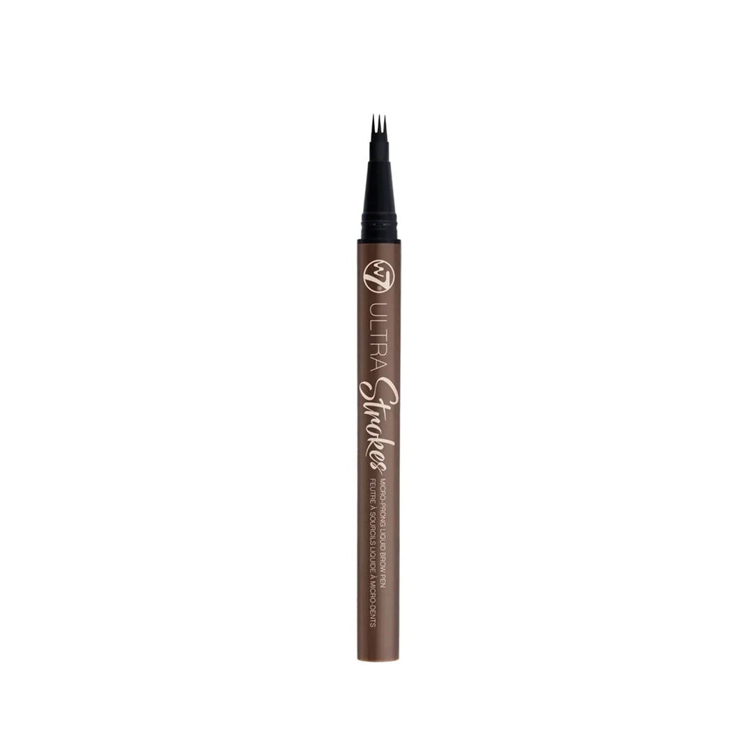 W7 Ultra Strokes Micro Prong Liquid Brow Pen Dark