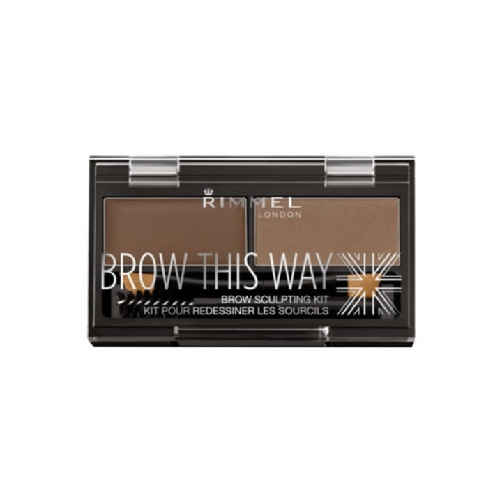 Rimmel Brow This Way Sculpting Kit 002 Medium Brown