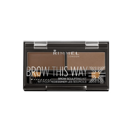 Rimmel Brow This Way Sculpting Kit 002 Medium Brown