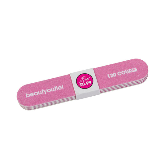 Beauty Outlet 4 Mini Nail Files 120 Pink BEAU527