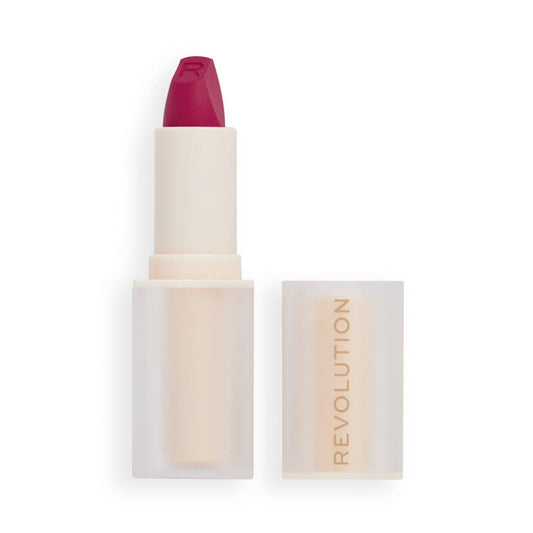 Revolution Lip Allure Soft Satin Lipstick Material Girl Wine