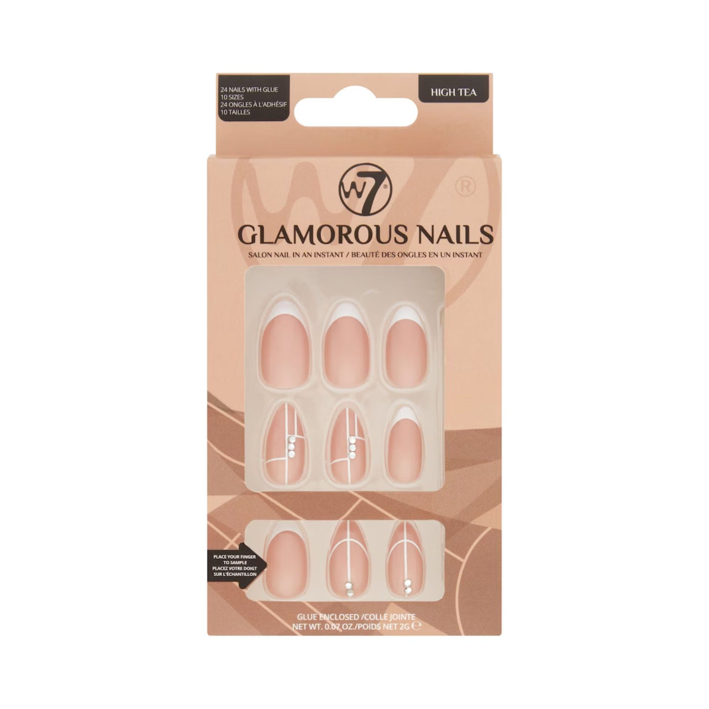 W7 Glamorous Nails High Tea