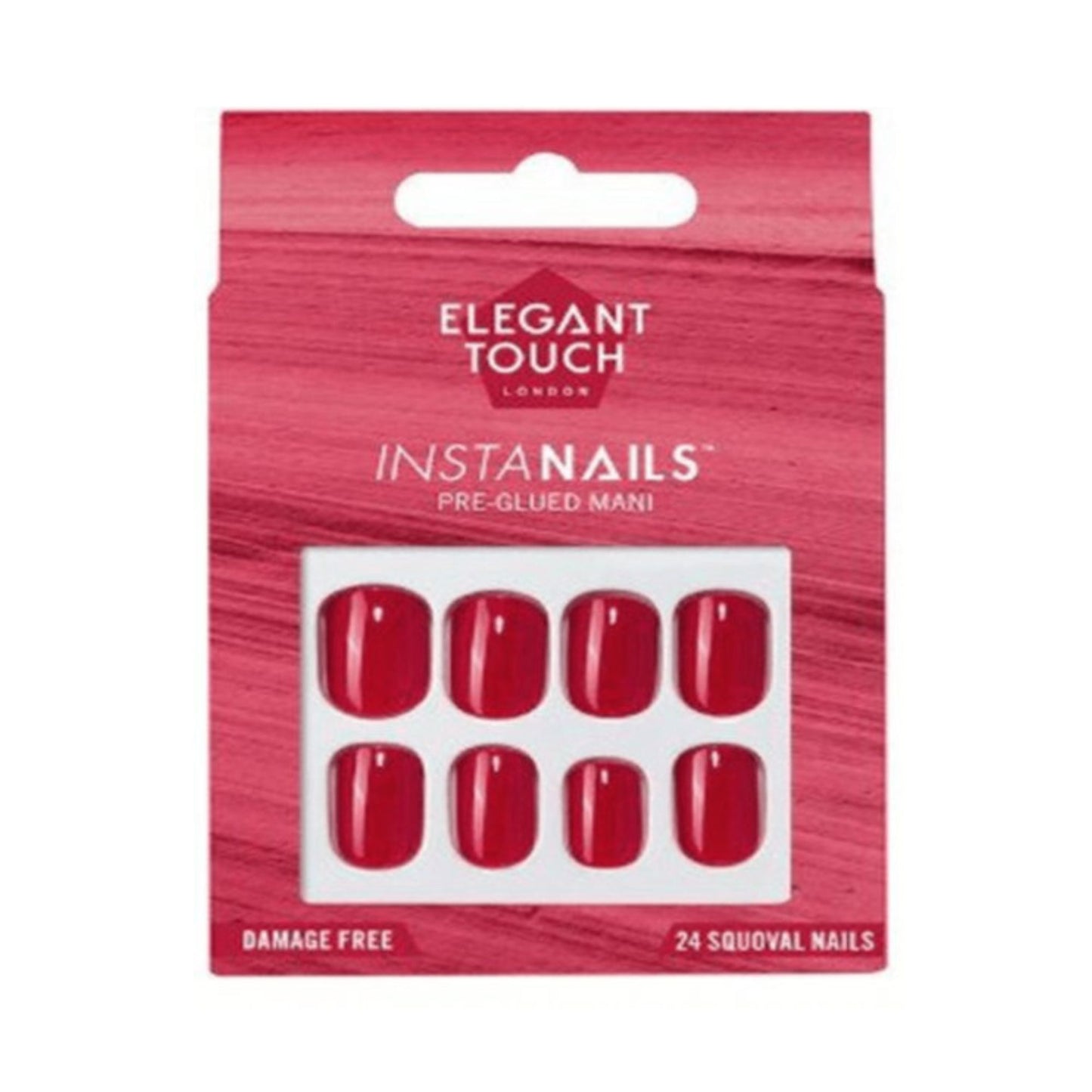Elegant Touch Pre Glued False Nails Insta Nails Born Red-Y