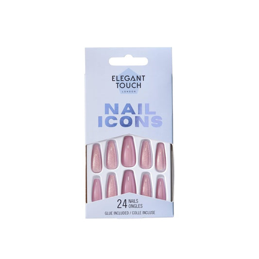 Elegant Touch False Nails Nail Icons Long Squareletto Y2K Princess