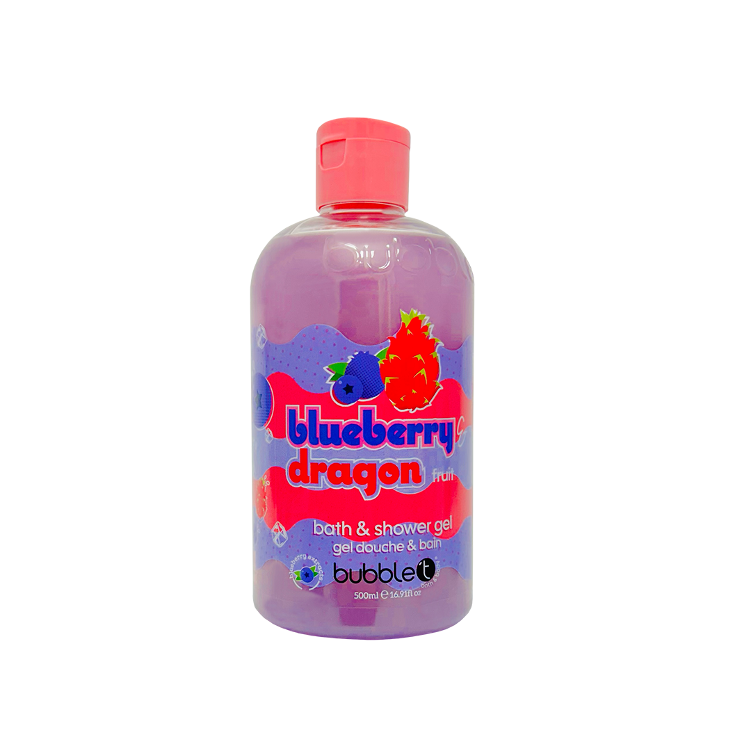 bubble t Bath & Shower Gel Blueberry & Dragon Fruit 500ml