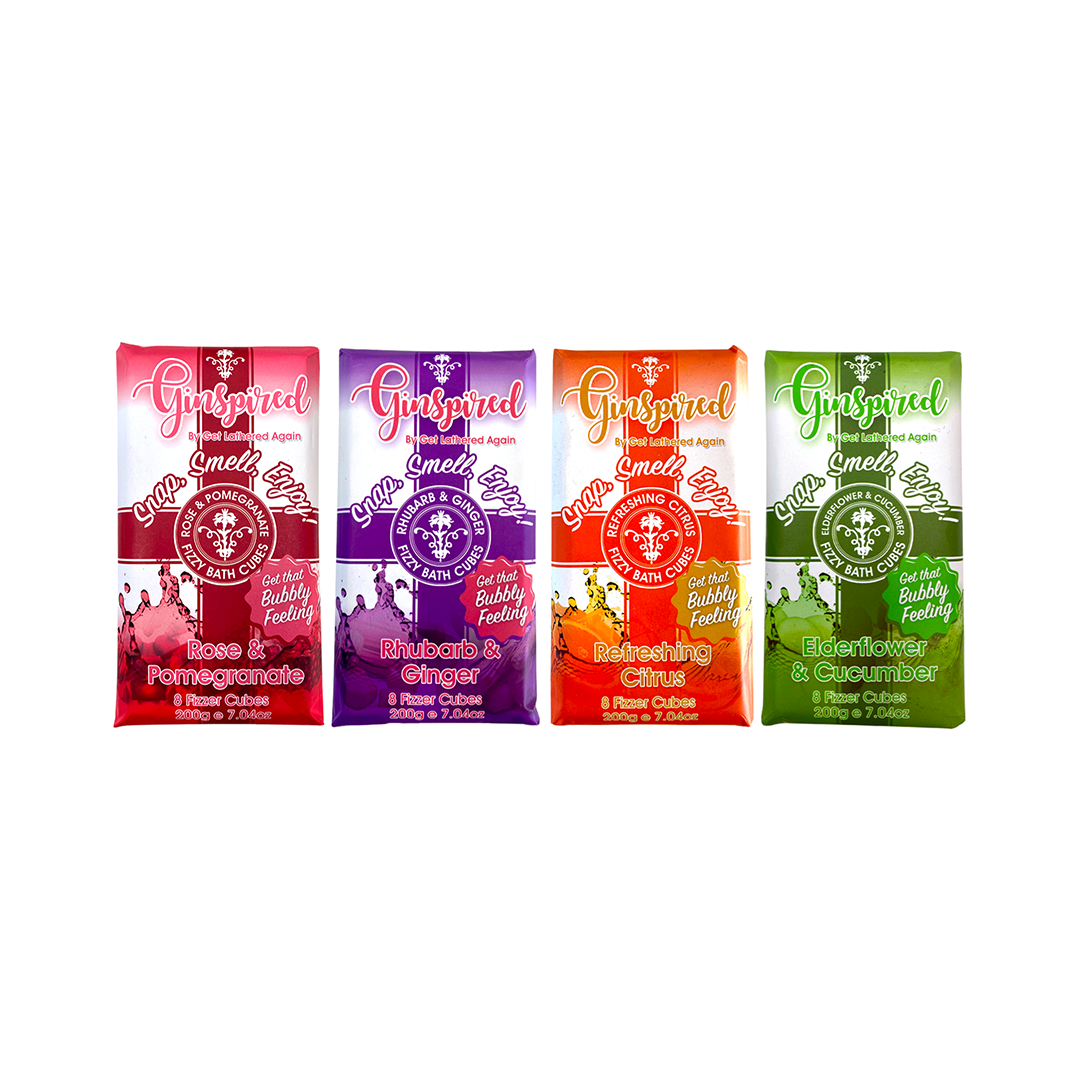 Ginspired Bath Fizzer Bar Assorted