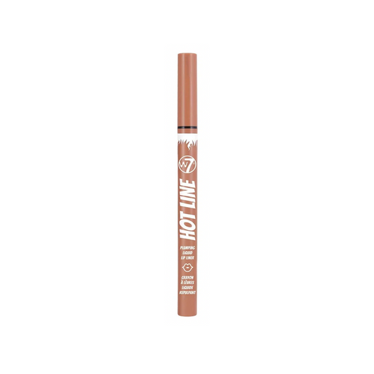 W7 Hot Line Plumping Liquid Lip Liner Nude Whisper